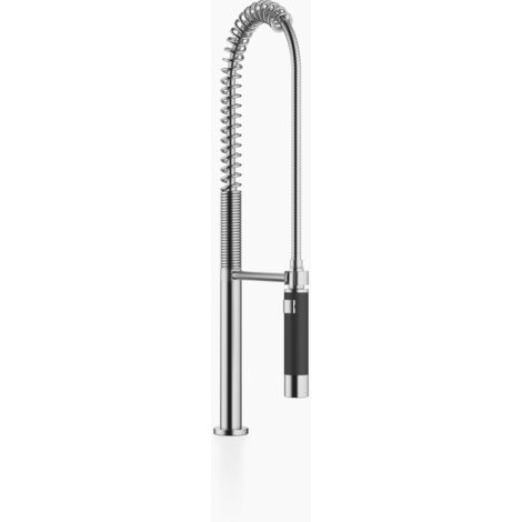 Dornbracht Profibrausengarnitur, runde Rosette, Antikalk-System,