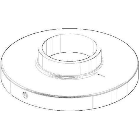 Dornbracht Rosette Ersatzteile 092720016 85x20,5mm chrom