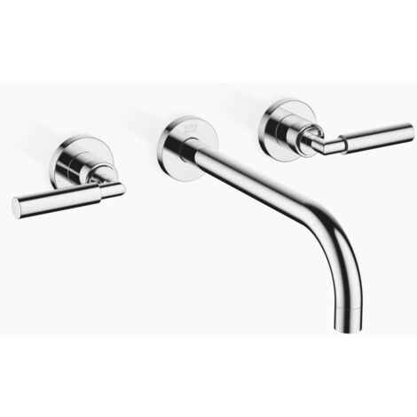 Dornbracht TARA mélangeur de lavabo mural, saillie 240mm, kit de