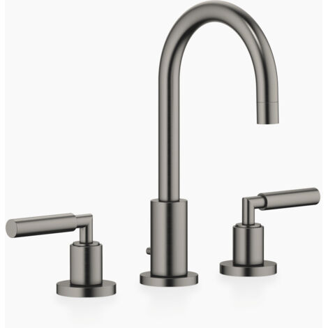 Dornbracht TARA mezclador de lavabo de tres agujeros, con desagüe
