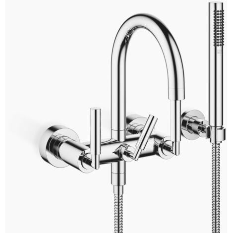 Dornbracht TARA mitigeur de bain pour montage mural avec ensemble