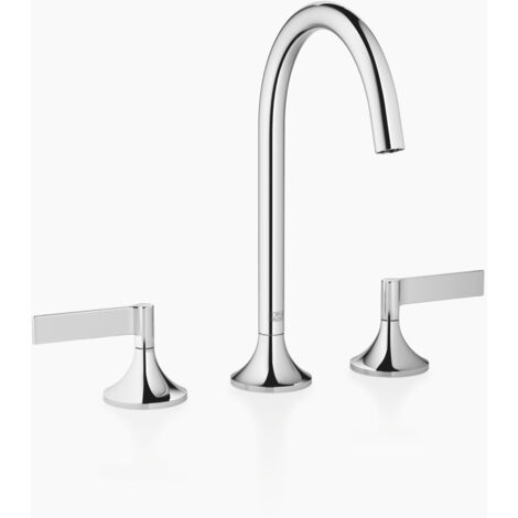 Dornbracht VAIA Waschtisch-Dreilochbatterie mit Ablaufgarnitur,