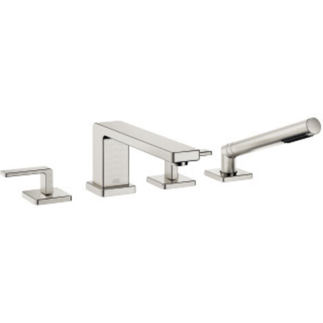 Dornbracht Wannen-Vierlochbatt. LULU 27512710 platin matt