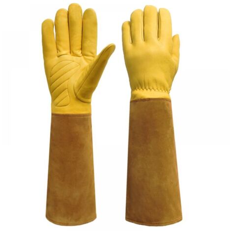 Dornen- und Brombeerschutzhandschuhe – Größe 11,5 cm – Braun
