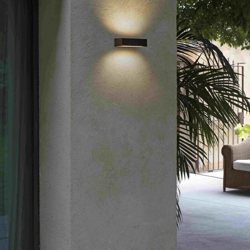 

Faro Barcelona - DORO-13 LED Aplique de pared marrón - MARRON OXIDO
