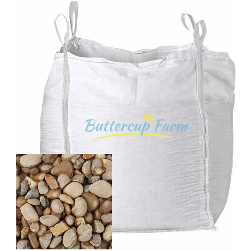 Dorset Decorative Pebbles Stone - Premium Aggregate Bulk Bag - 850 Kilos