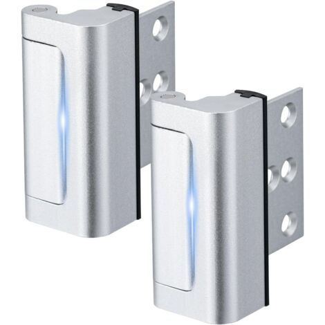 Dos juegos de cerraduras de seguridad para puertas de entrada, con cierres de seguridad reforzados para niños.