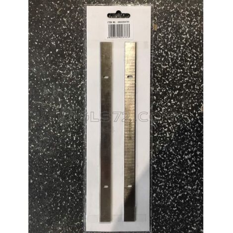 DOS PIEZAS CUCHILLAS PARA CEPILLADORA SCHEPPACH HMS1070 MODELO 2017