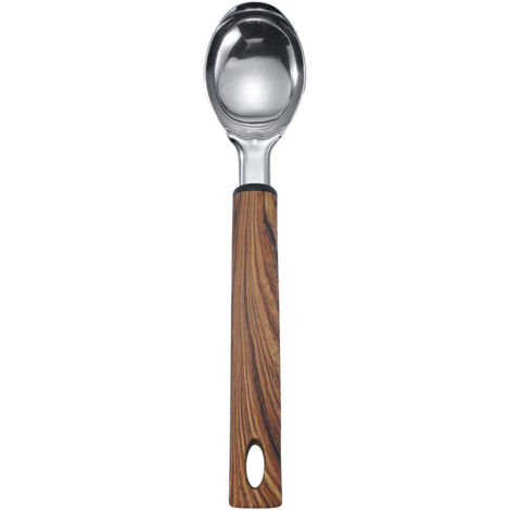 DOSAGELATO ACCIAIO INOX MANICO LEGNO