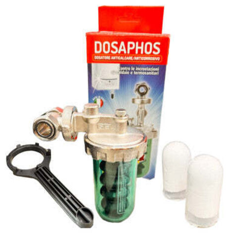 DOSAPHOS 250 ½" dosatore proporzionali anticalcare e anticorrosione con ricarica in polvere 10503080