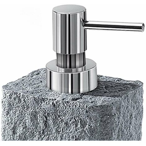 Dosasapone aries grigio pompetta cromato - gedy