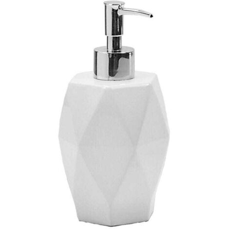 Dosasapone Bianco In Ceramica Da 360 Ml  Biancospino