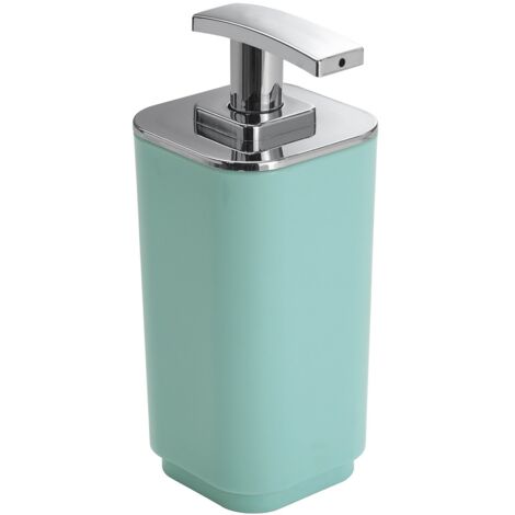Dosasapone con erogatore in plastica d'appoggio in plastica riciclata 6382 Gedy serie SEVENTY Acquamarina