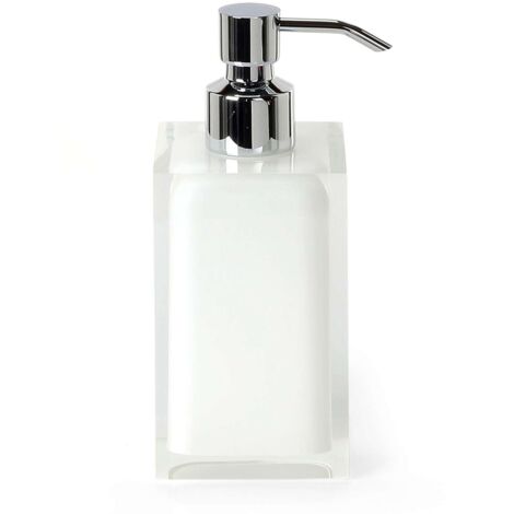 Dosasapone d' appoggio GEDY linea Rainbow in resina colore Bianco