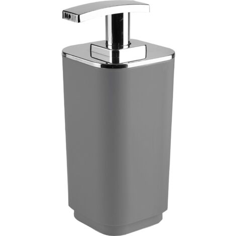 Dosasapone grigio seventy pompetta cromo gedy - gedy