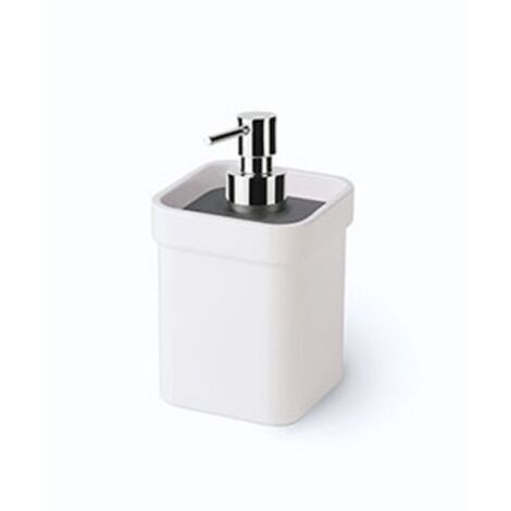 DOSASAPONE IN MELAMMINA SAETA Bianco Nero mm 85x90x150