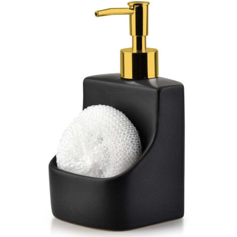 Dosatore detersivo 400 ml con portaspugna e set spugne