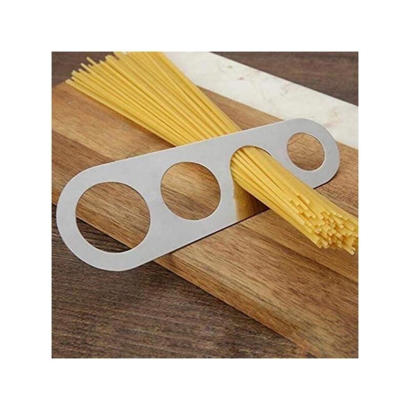 Image of Trade Shop - Dosatore Misura Porzioni Pasta Spaghetti Acciaio 1- 4 Persone Accessori Cucina