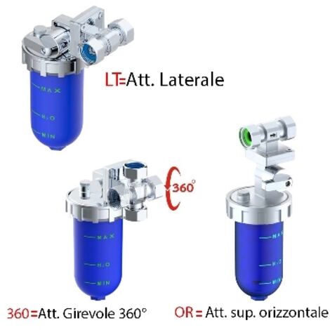 DOSATORE PROPORZIONALE DI POLIFOSFATO- Att. girevole 360  °  FF 1/2- DH- pezzi 1