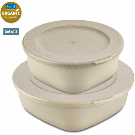 Dosen mit Deckeln 0,7 l + 1,3 l CONNECT BOX KOPENHAGEN, 2er-Set, KOZIOL