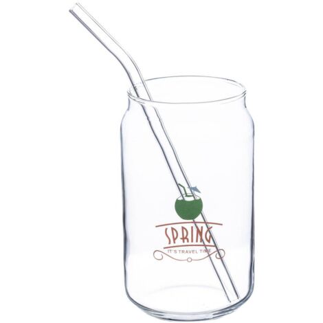 Dosenbecher mit Strohhalm Summer 52Cl -