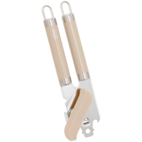 Dosenöffner solstice h20,5cm beige aus edelstahl - 5five