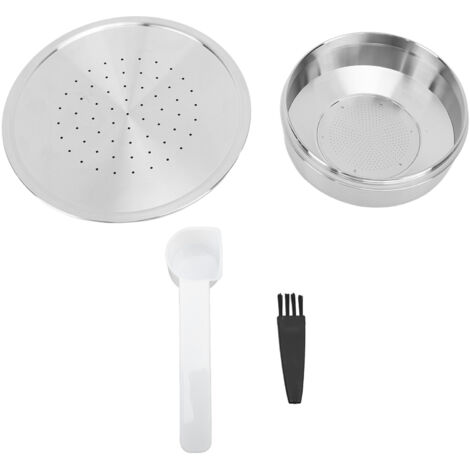 Dosettes de café Réutilisables en Acier Inoxydable, Maille Fine, Capsules Rechargeables Faciles à Nettoyer, HD7801.