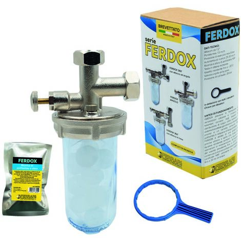 Doseur proportionnel à bille de polyphosphate avec By Pass FERDOX - Angle fixe