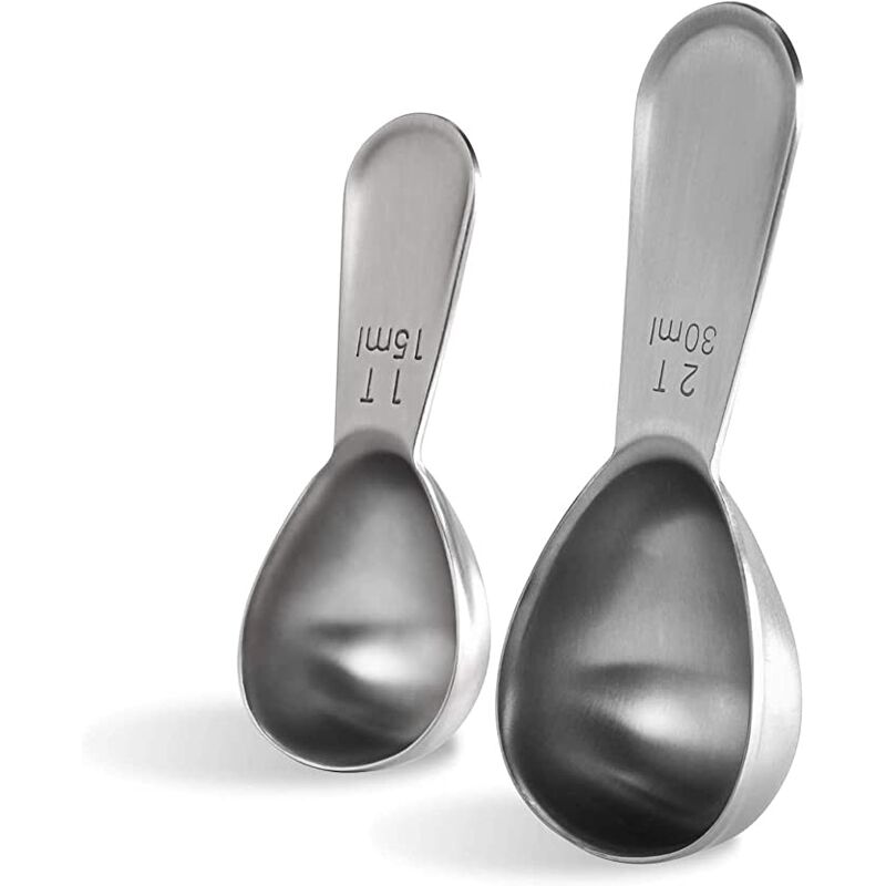 Dosificador De Café Duradero De Acero Inoxidable 18/8 De 15 Ml Y 30 Ml En Oferta Regalos - Dosificador De Café Duradero De Acero Inoxidable 18/8 De 15 Ml Y 30 Ml