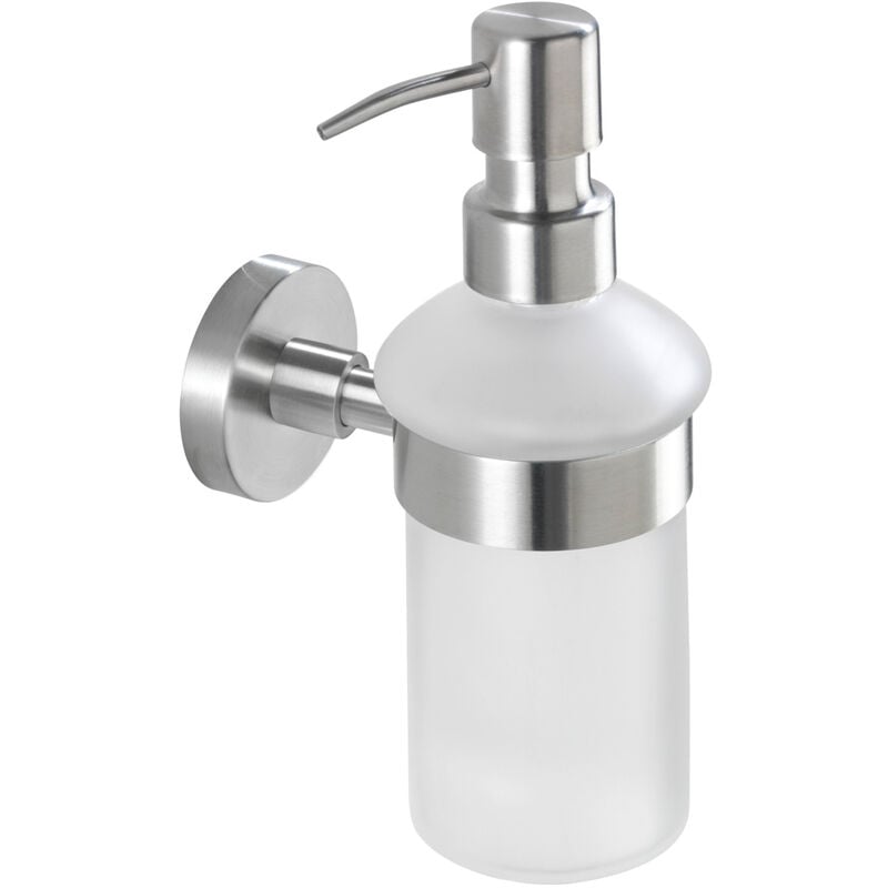 

WENKO Dispensador de jabón líquido dosificador baño cocina Bosio mate 200 ml