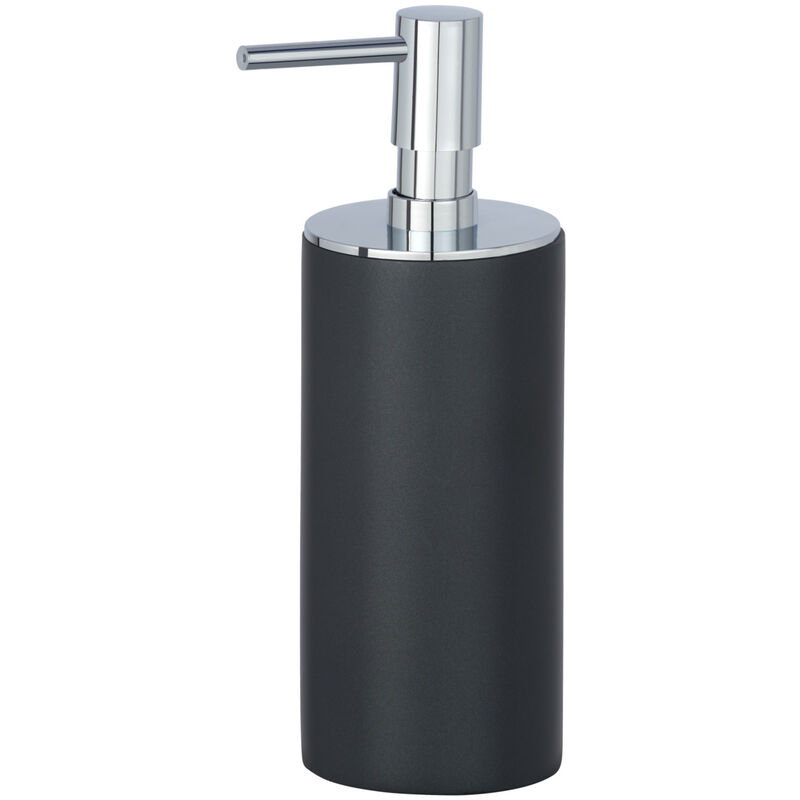 

Dispensador de jabón líquido dosificador baño cocina Ida antracita 140 ml - Wenko