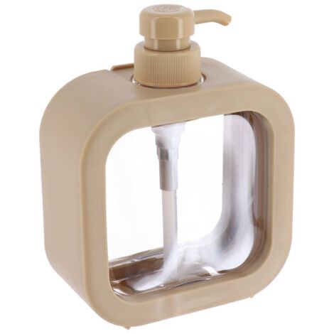 Dosificador de jabón pe y pp 500ml - beige - Tendance