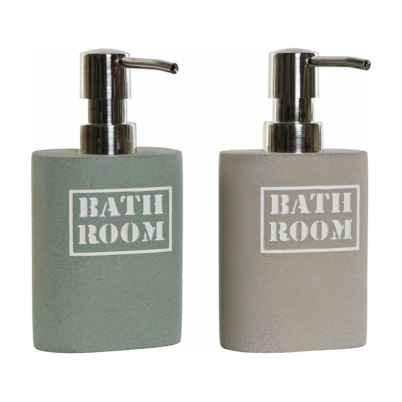

Dispensador de Jabón DKD Home Decor Verde Crema Plástico Cemento (2 pcs) (10 x 6.7 x 17 cm)