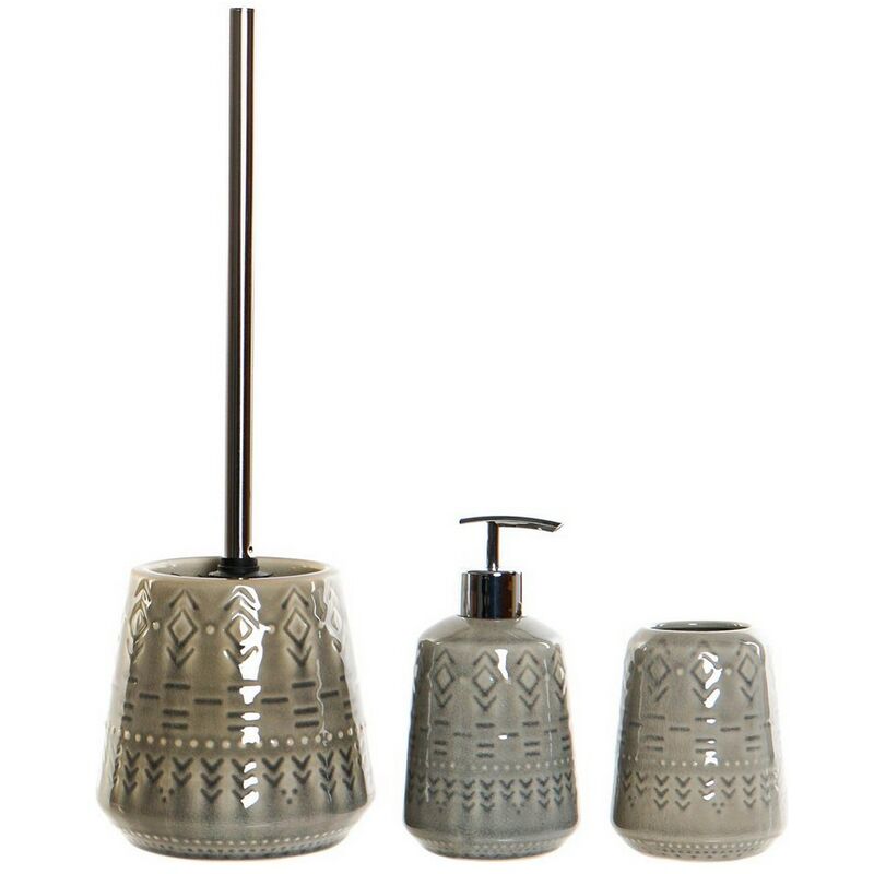 

Set de Baño DKD Home Decor Verde Gres (3 pcs) (29 x 23 x 12 cm)