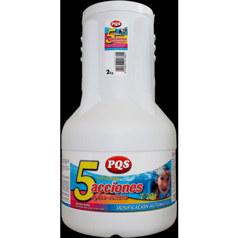 Dosificador flotante 5 acciones PQS. 2 kg.