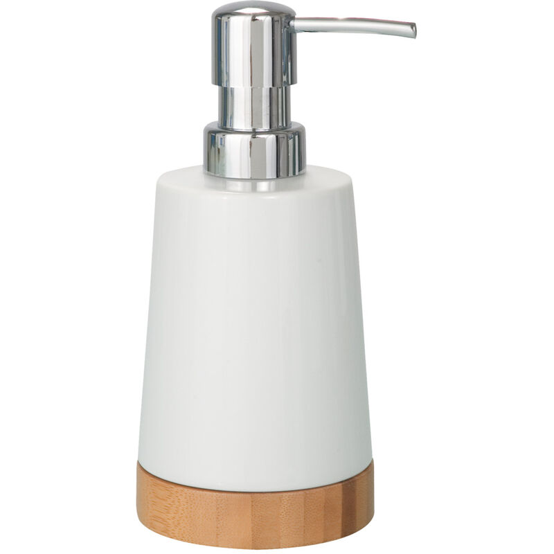 

Dispensador de jabón líquido dosificador baño cocina jabón Bamboo 330 ml - Wenko