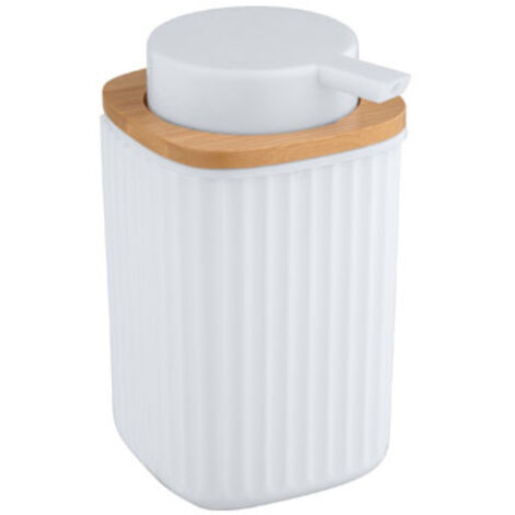 DOSIFICADOR JABON BLANCO BAMBU