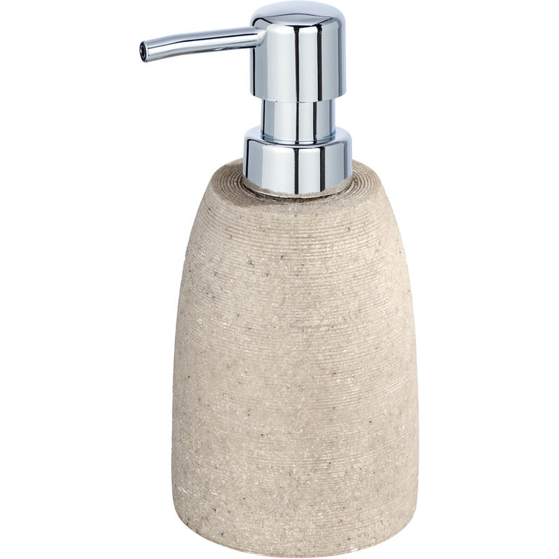 

WENKO Dispensador de jabón líquido dosificador baño cocina jabón Goa beige