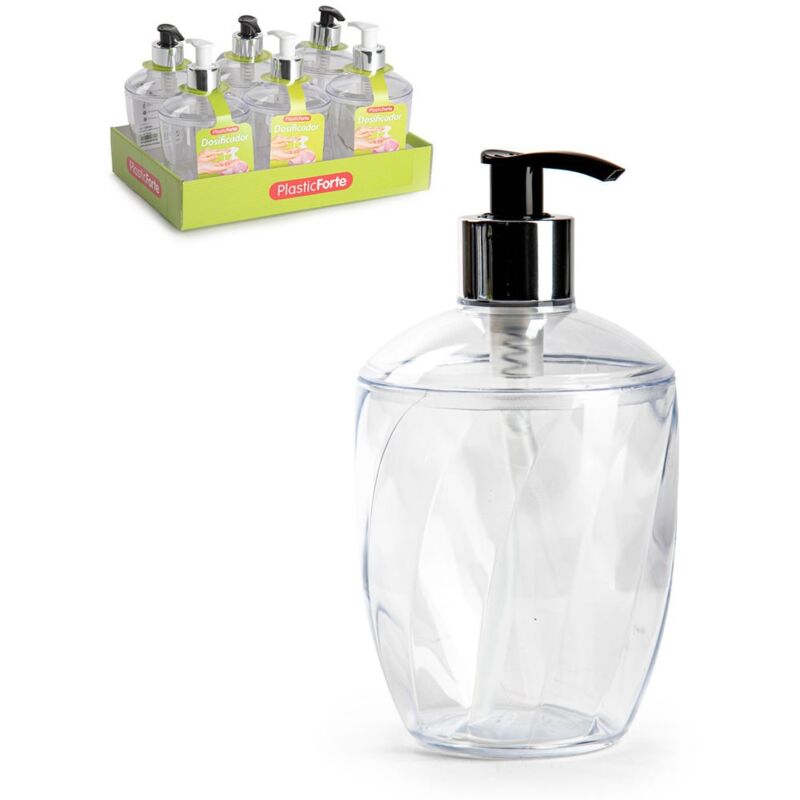 

Dosificador jabon luxe transparente