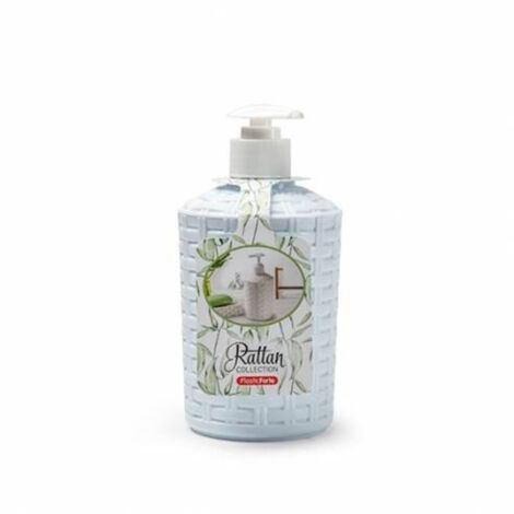 DOSIFICADOR JABON RATTAN BLANCO