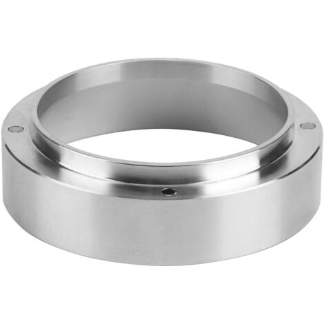Dosing Funnel Aluminum Coffee Dosing Ring with Magnetic Replacement for Coffee MachineSilver 51MM