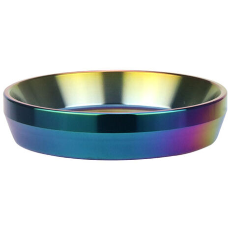 Dosing Funnel Anti Flying Powder Aluminum Alloy Universal Dosing Rings for Household Coffee Shop 58mm/2.3in Dazzling Color