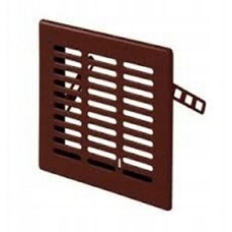 Dospel  Grille de ventilation 007-1570 - 156x156 mm - Marron - Élégante et fonctionnelle - Durable