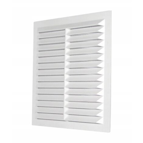 Dospel  Grille de ventilation 140x140 mm - Blanche - Design moderne - Montage facile