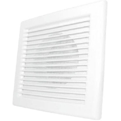 Dospel  Grille de ventilation DL/135 - Blanche - Esthétique et efficace - Protection insectes