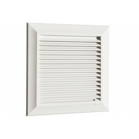 Dospel  Grille de ventilation Duo Smart 135 - Blanche 174x174 mm - Design élégant - Protection anti-insectes