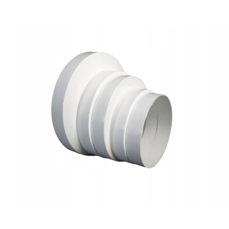 Dospel  Réducteur d'air multiniveau - 150 mm  100 mm - Blanc - Installation facile et efficace