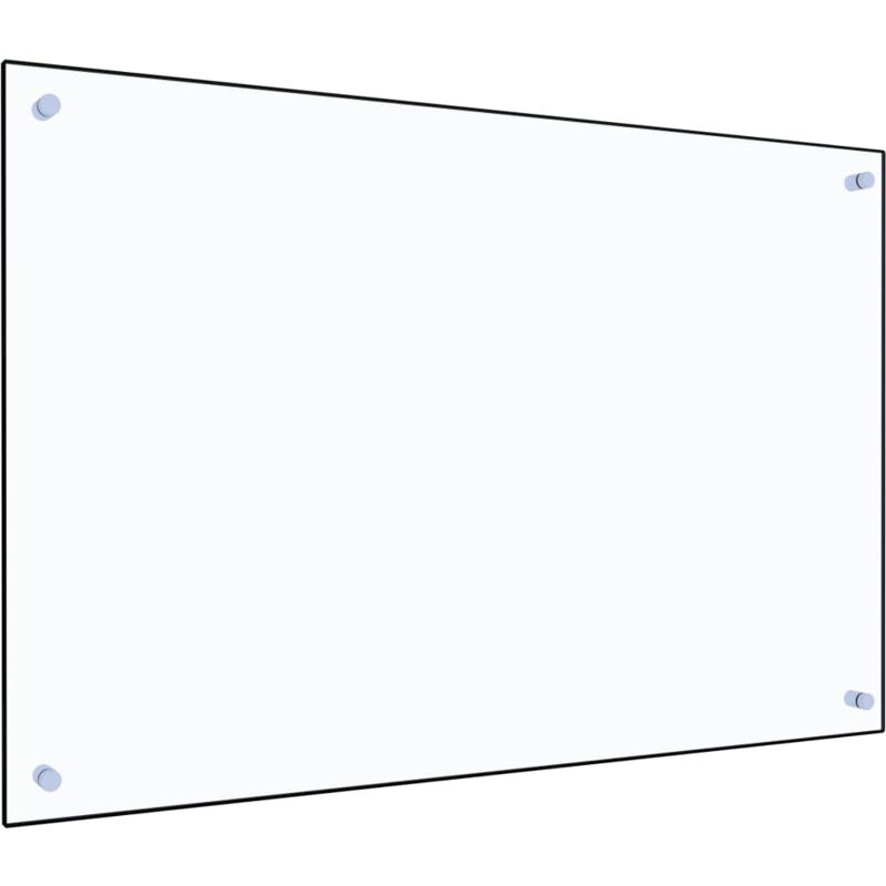 Dosseret de cuisine, Fond de hotte Transparent 90x60 cm Verre trempé WRG357147 design in