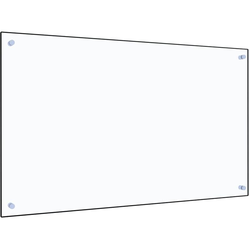Homemiyn - inlife Dosseret de cuisine Transparent 100 x 60 cm Verre trempé