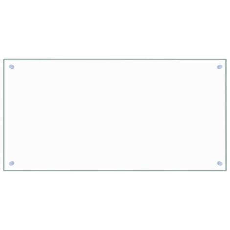 Dosseret de cuisine Transparent 100x50 cm Verre trempé CFW84803